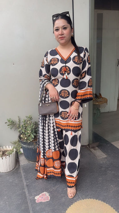 Maza polka Digital Farshi salwar Designer Suit