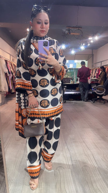 Maza polka Digital Farshi salwar Designer Suit