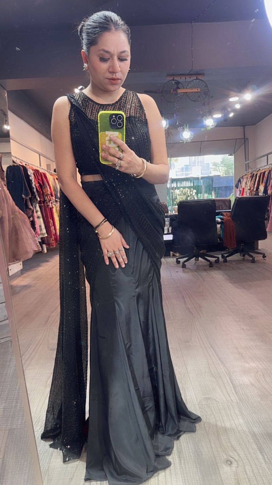 Fasana Black Designer Saree