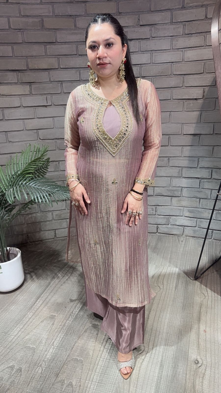 Mahroo Designer Shimmer Cordset (3pc set)