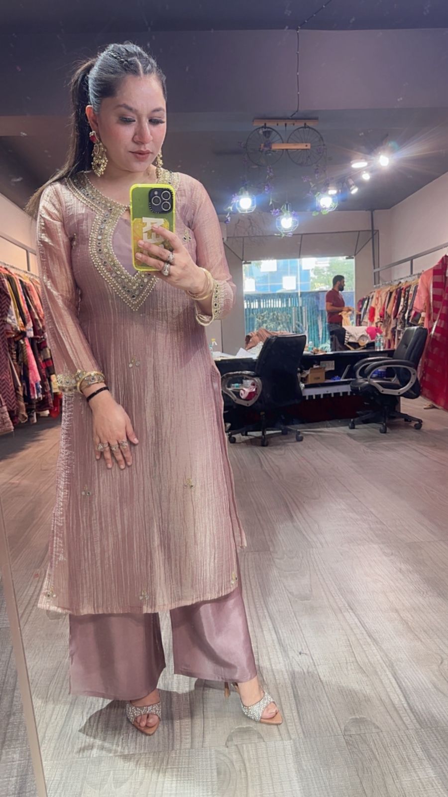 Mahroo Designer Shimmer Cordset (3pc set)