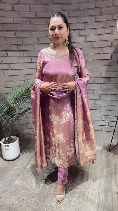 Topaz Lavander  Shimmer Digital Suit