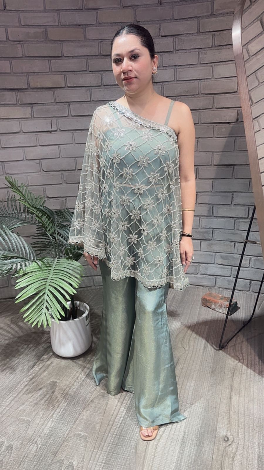 Spotlight Sea Green  heavy cape plazoo set (3pc Set)