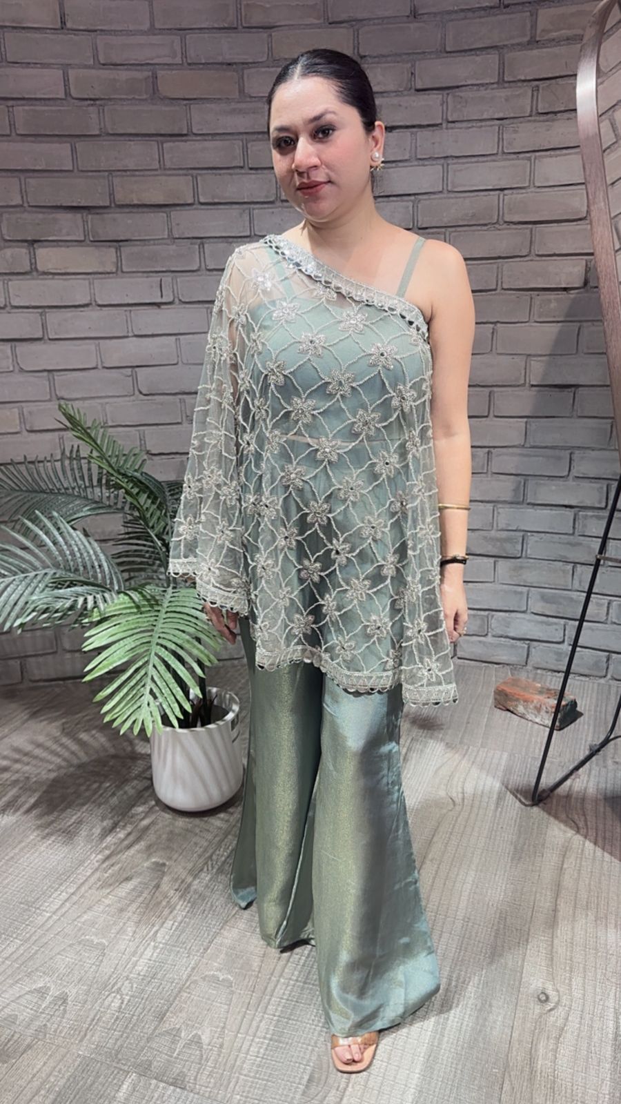 Spotlight Sea Green  heavy cape plazoo set (3pc Set)