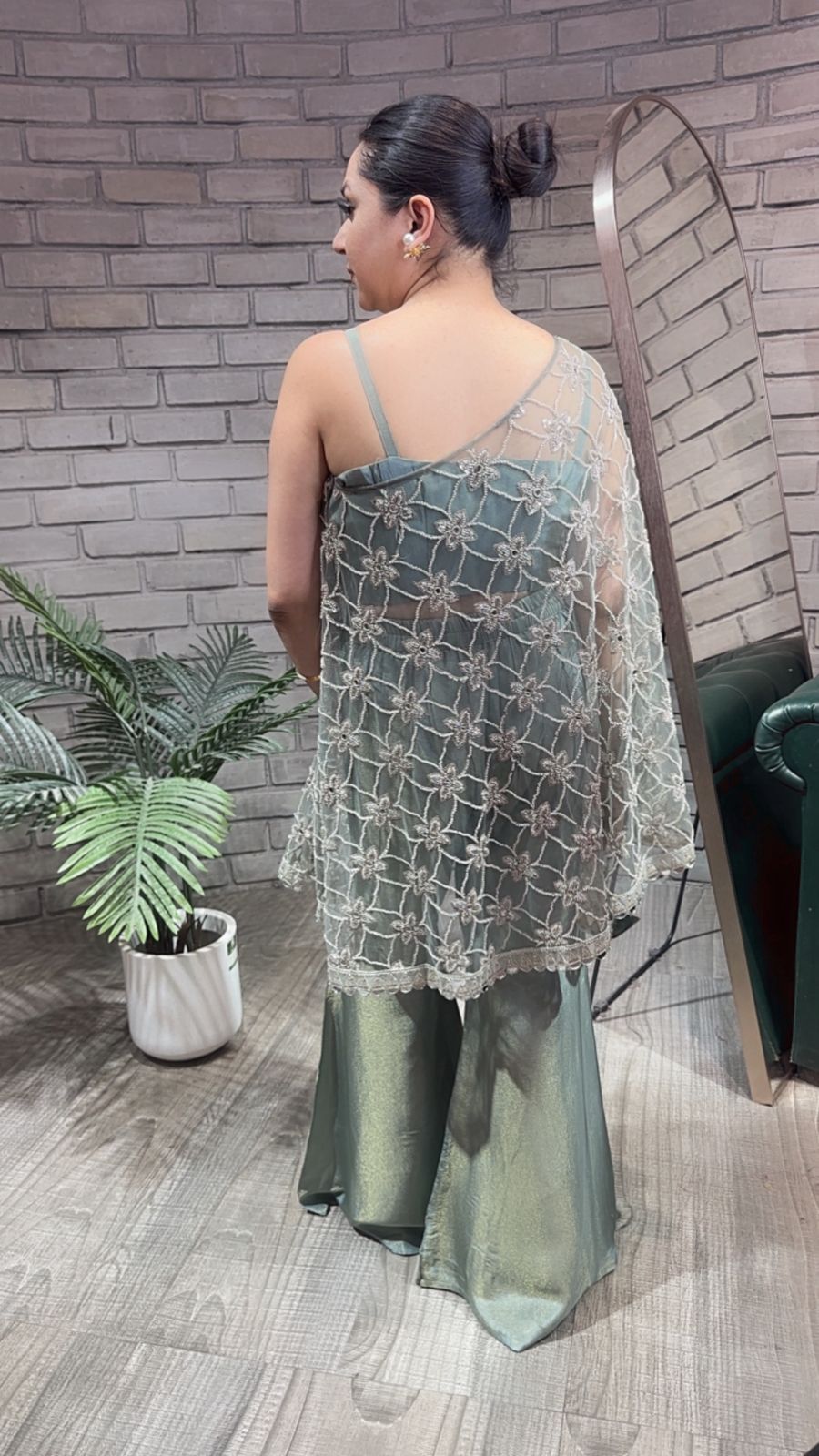 Spotlight Sea Green  heavy cape plazoo set (3pc Set)