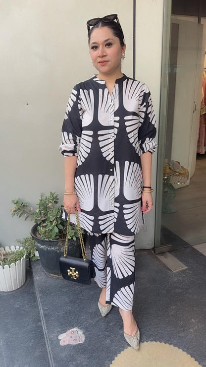 Soccer Black white Cotton Designer Cordset