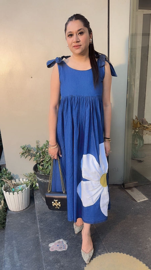 Daisy long Denim Dress