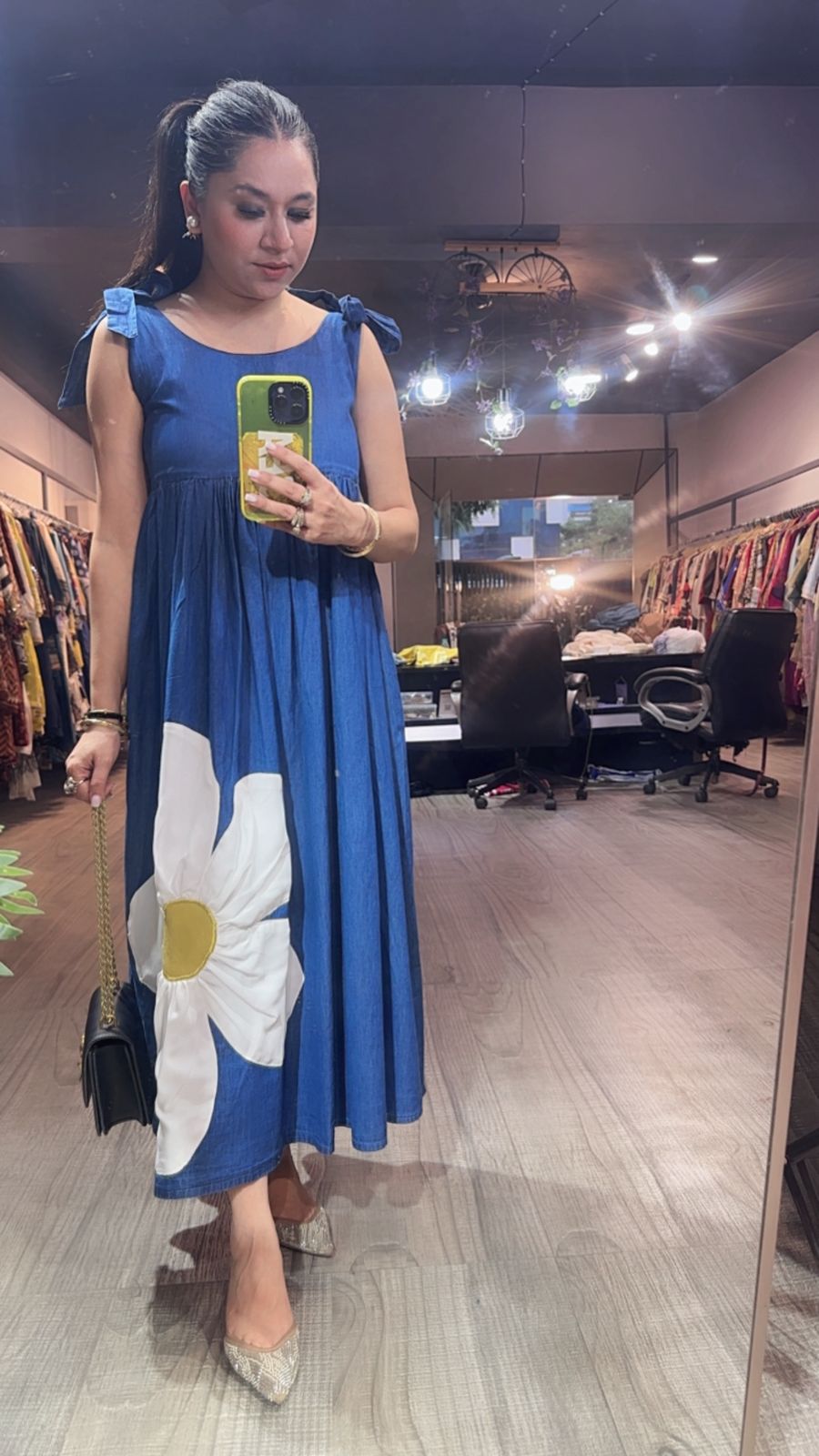Daisy long Denim Dress