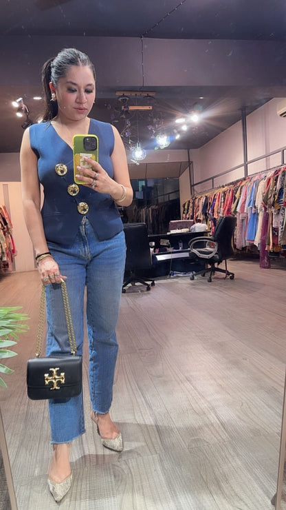 Winkle Blue Designer Top