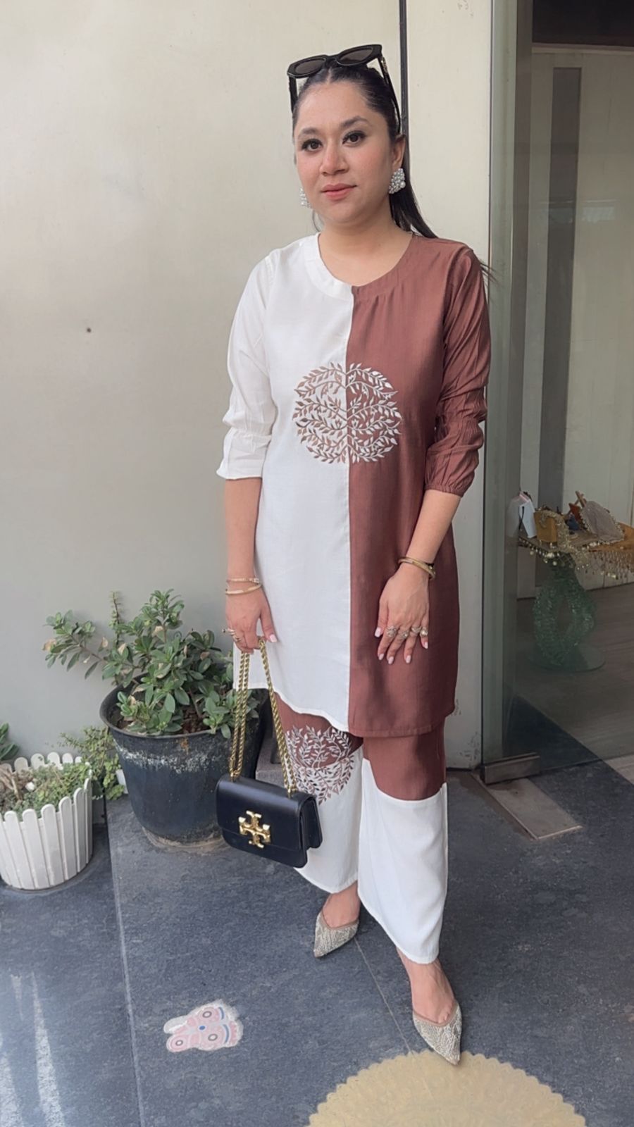 Tree Brown white shaded Designer Cordset