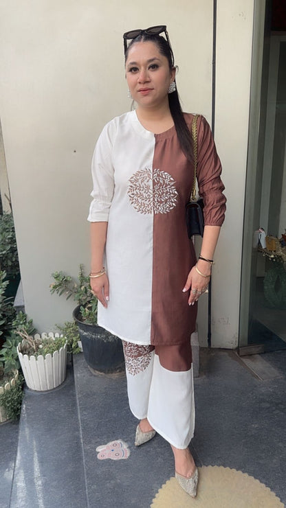 Tree Brown white shaded Designer Cordset