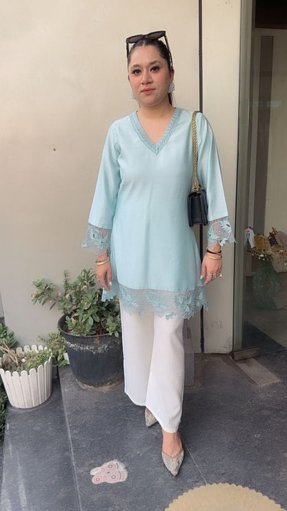 Kairo powder Blue Designer Cordset