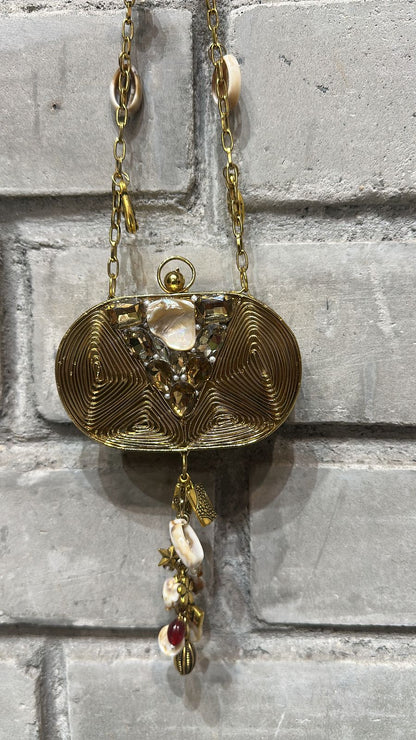 Beena Mini Golden Bag