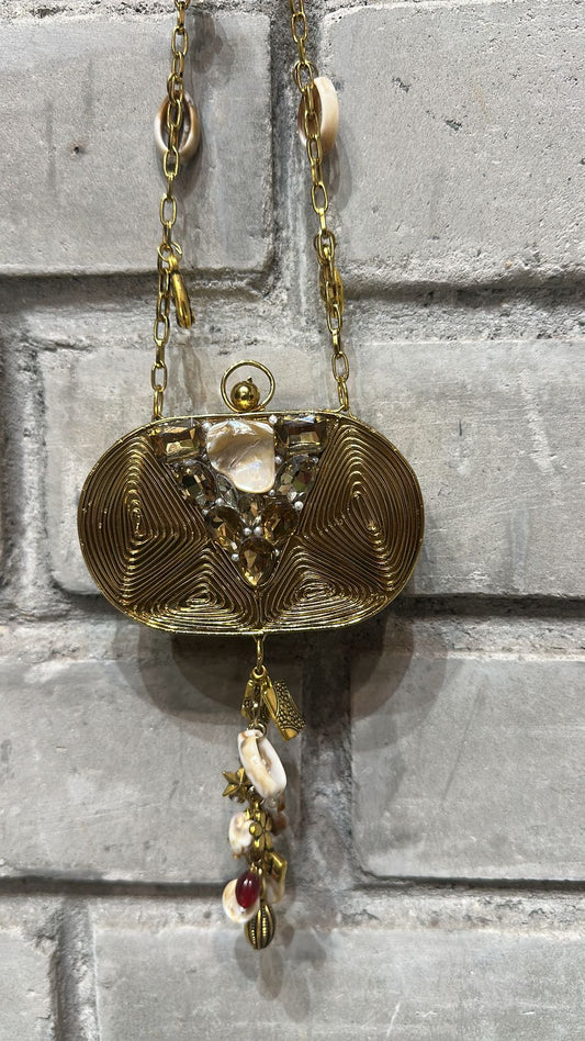 Beena Mini Golden Bag