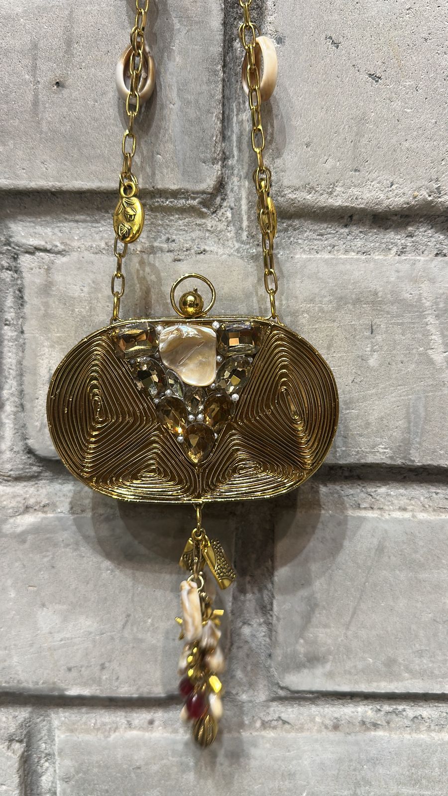 Beena Mini Golden Bag