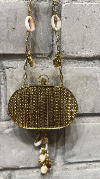 Beena Mini Golden Bag