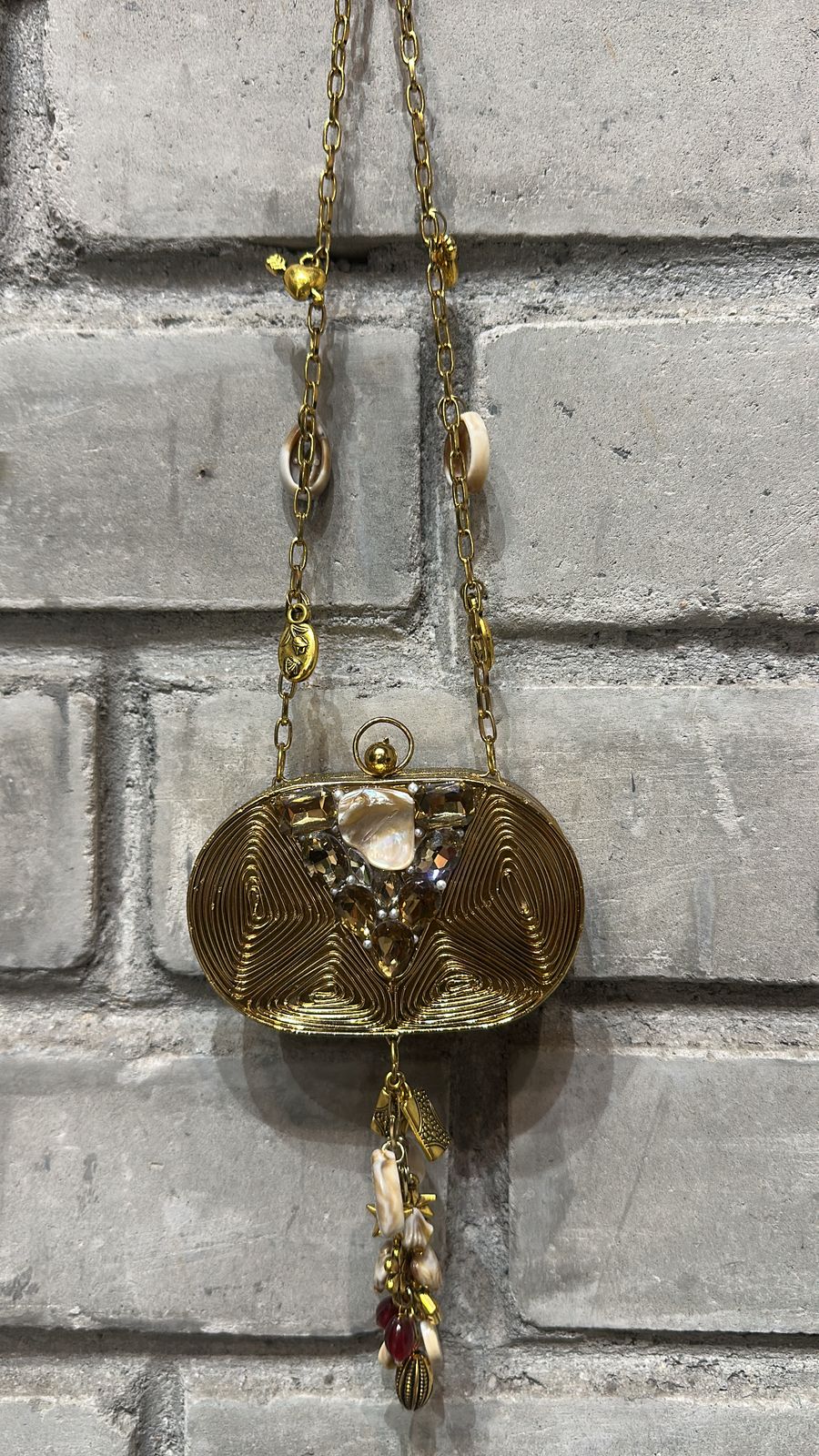 Beena Mini Golden Bag