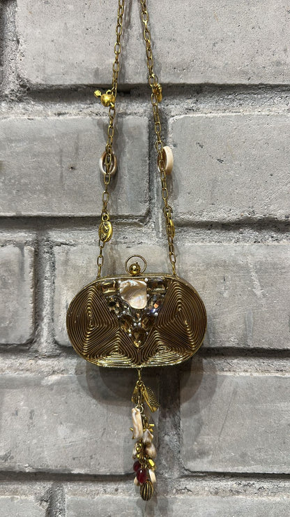 Beena Mini Golden Bag