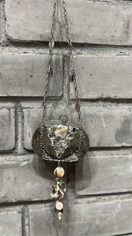 Beena Mini Silver Bag