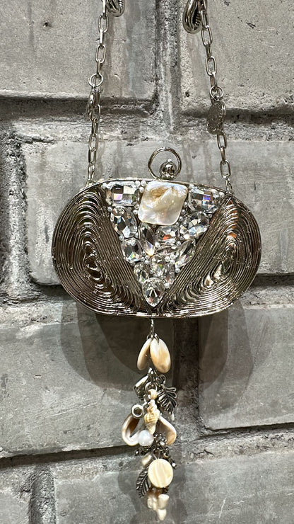 Beena Mini Silver Bag