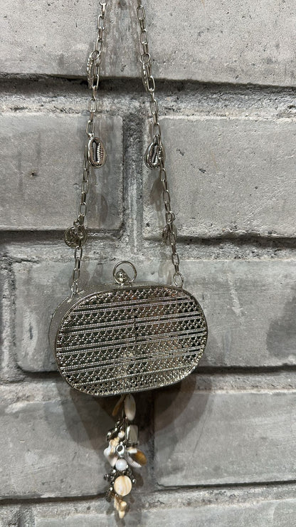 Beena Mini Silver Bag