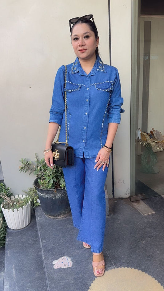 Aero Stud Denim Cordset