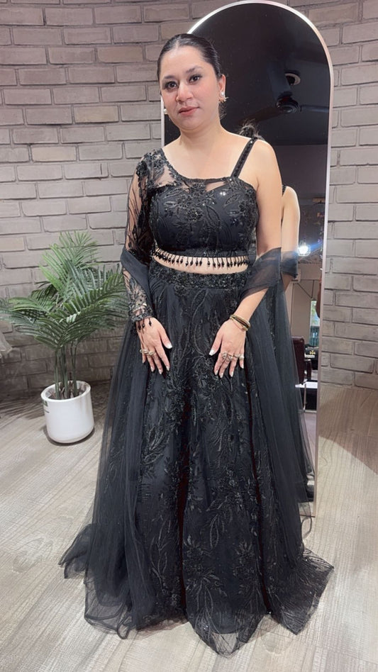 Kaera Black Designer Katdana Lengha