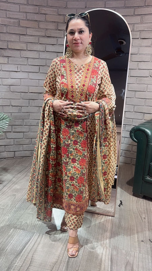 Rawa Digital Cotton Designer Suit