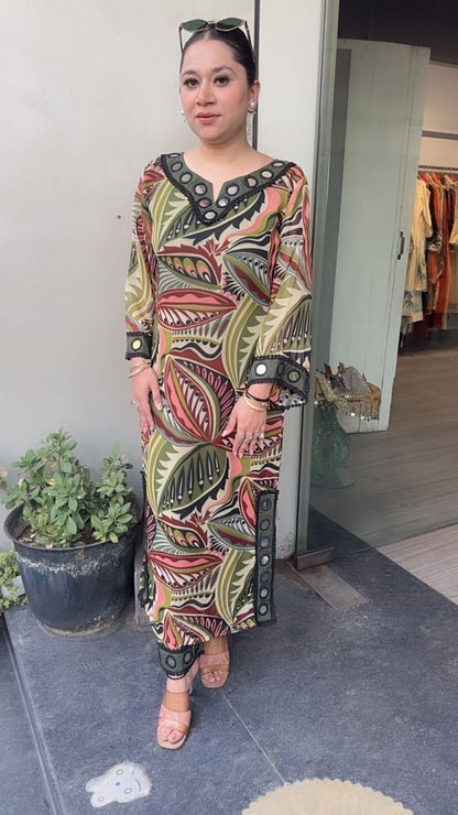 Safari Mirror Digital print Tunic set