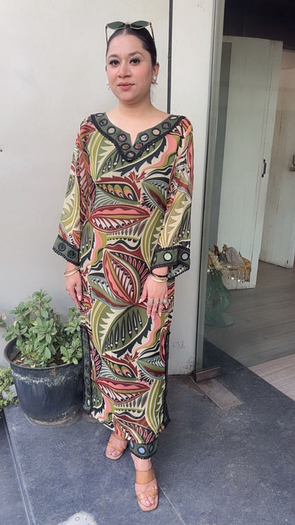 Safari Mirror Digital print Tunic set