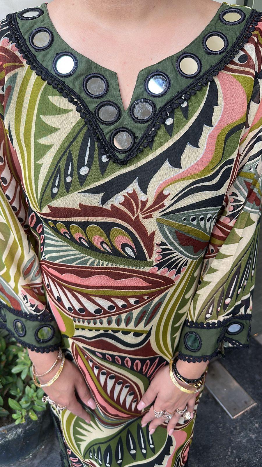 Safari Mirror Digital print Tunic set