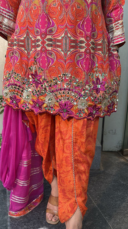 Jhumka Tulip pants Designer Suit