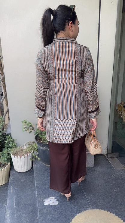 Dawn Digital Shirt Style Designer Cordset