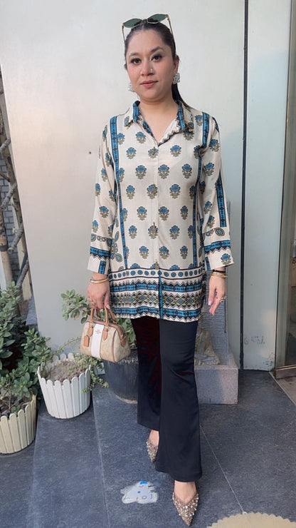 OTTO Ivory  Digital print Shirt