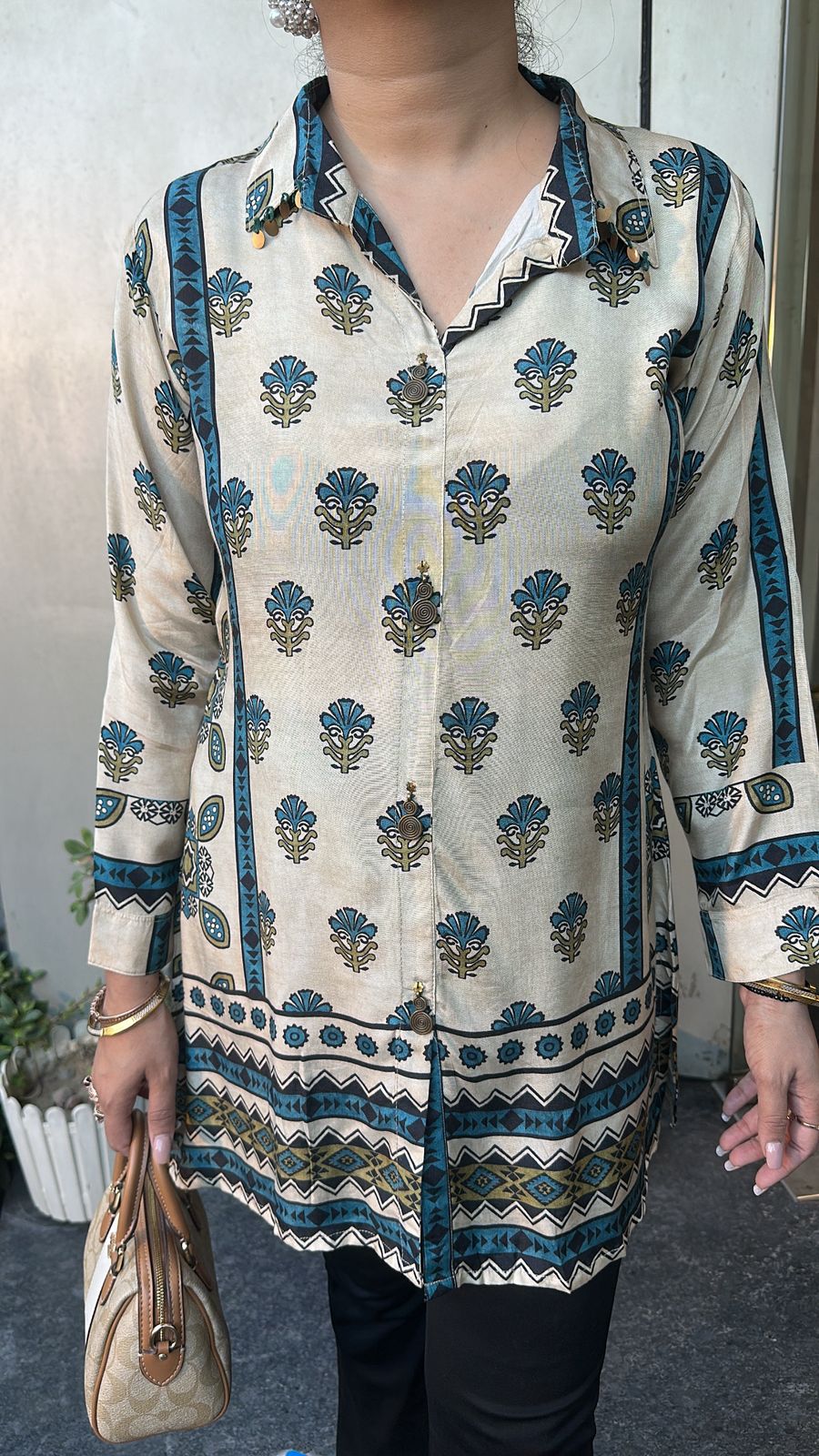 OTTO Ivory  Digital print Shirt