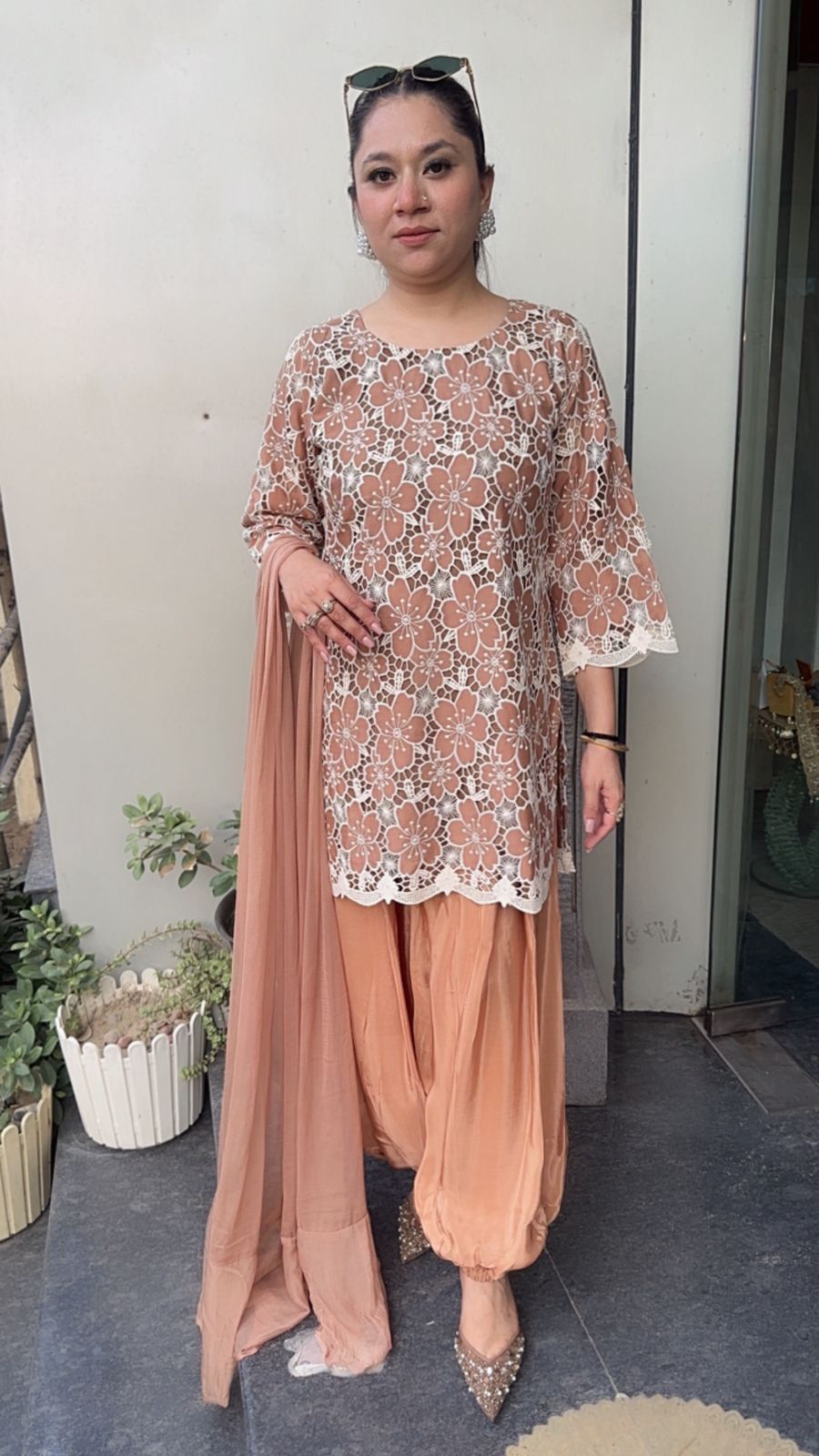 Trend Chiffle Cotton Designer Suit