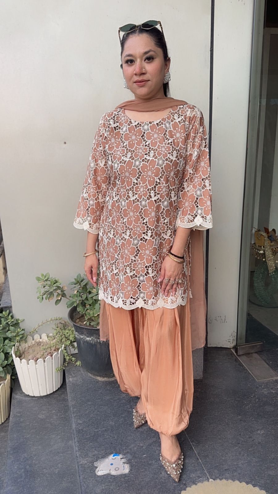 Trend Chiffle Cotton Designer Suit