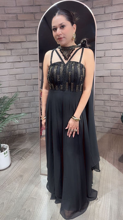 Classic Black Katdana Jumpsuit
