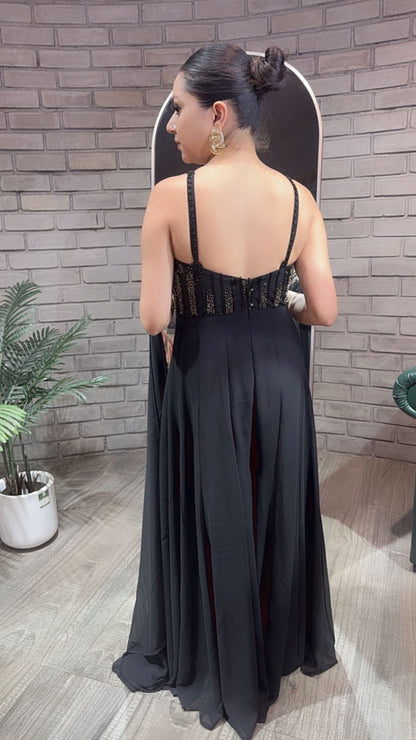Classic Black Katdana Jumpsuit