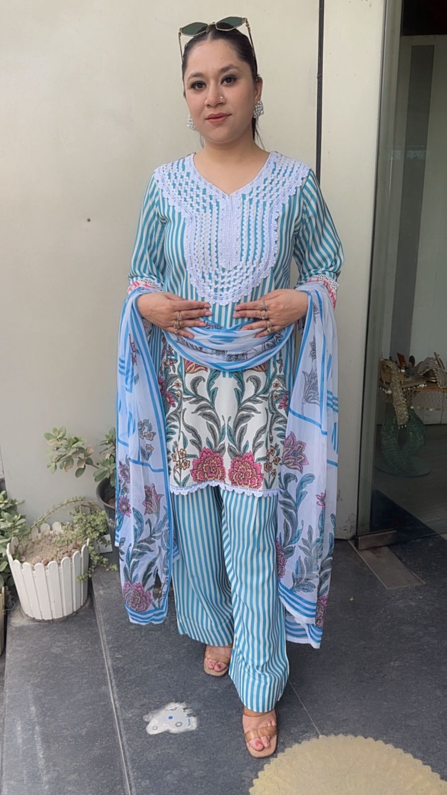 Begam Digital printed Farshi Cotton Designer Suit