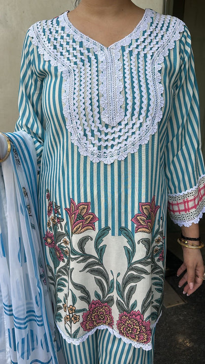 Begam Digital printed Farshi Cotton Designer Suit