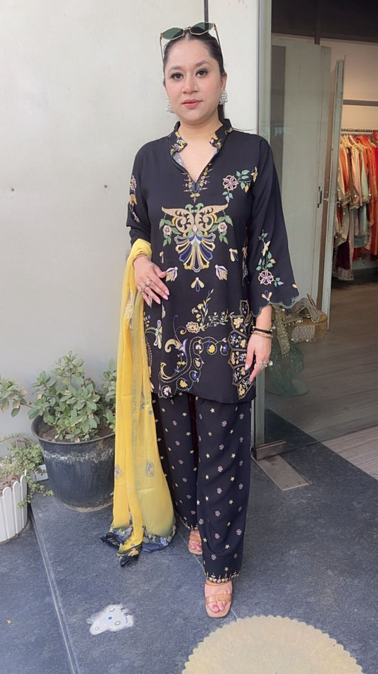 Magic Digital printed Farshi Cotton Designer Suit