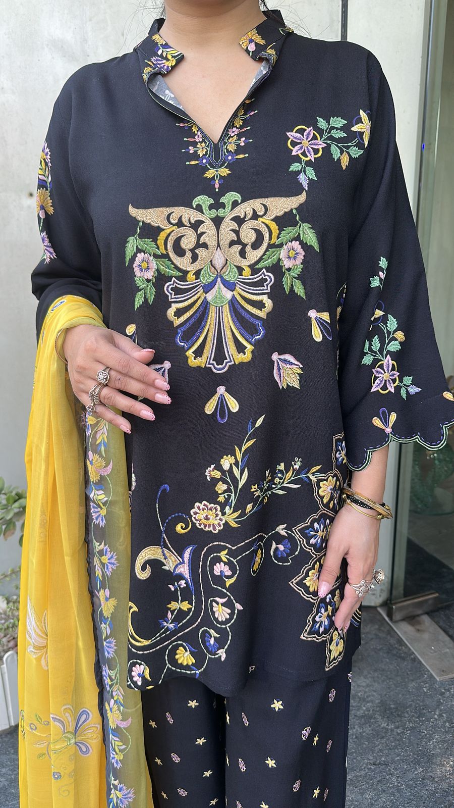 Magic Digital printed Farshi Cotton Designer Suit