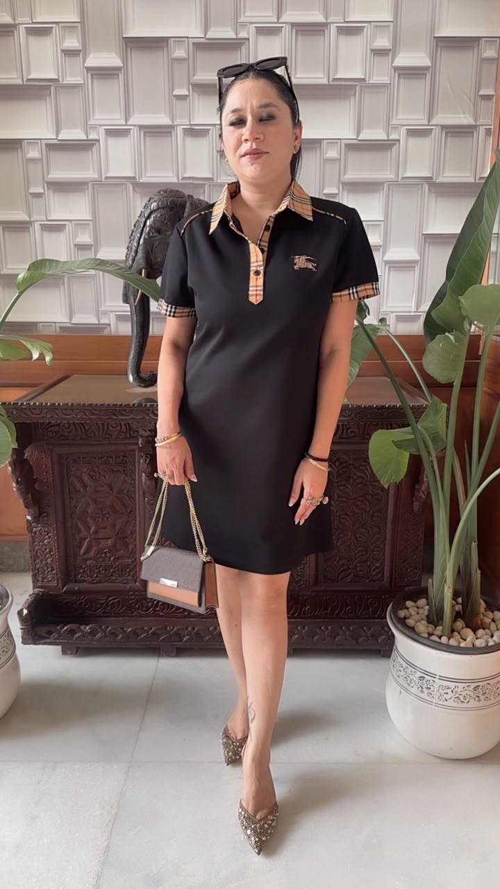 Loya Black 1pc Dress