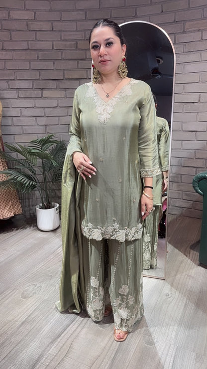 Keeram pista Designer Suit