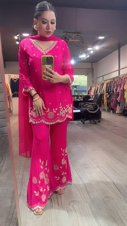Jalebi Foshia pink katdana suit