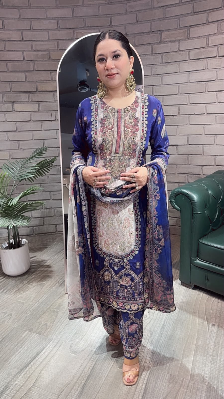Lilli jammun Digital print Designer Suit