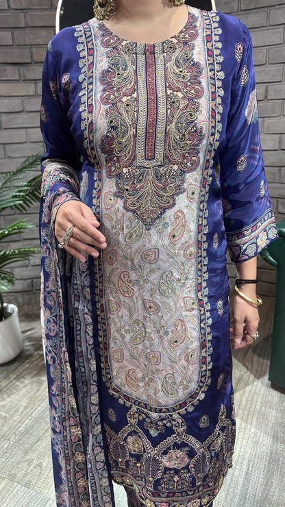 Lilli jammun Digital print Designer Suit
