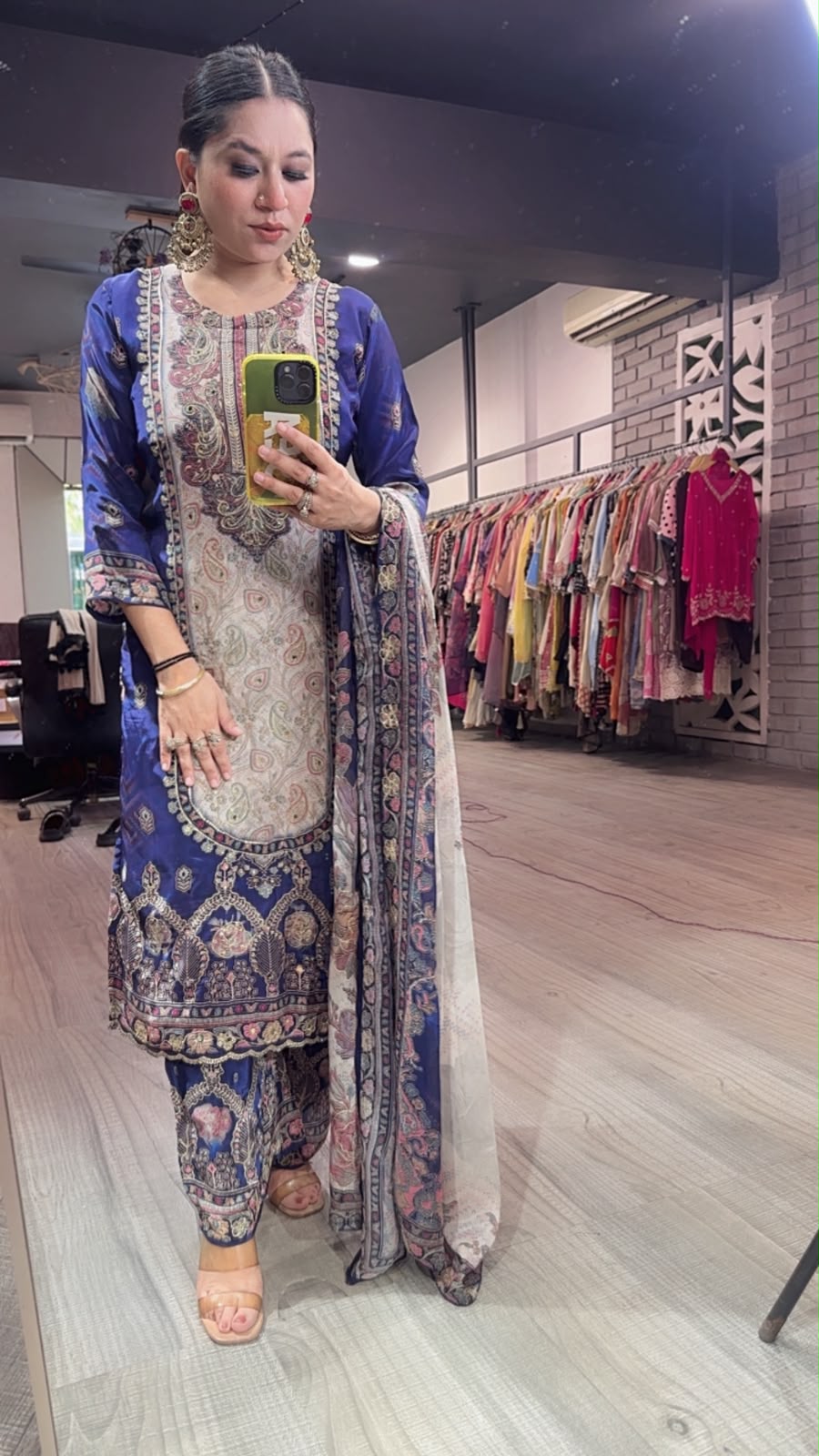 Lilli jammun Digital print Designer Suit