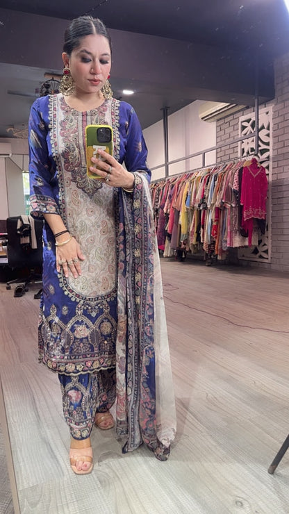 Lilli jammun Digital print Designer Suit